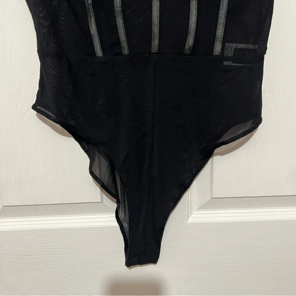 💗 *NWOT* SHEIN - Women’s Mesh Bodysuit - Picture 4 of 7
